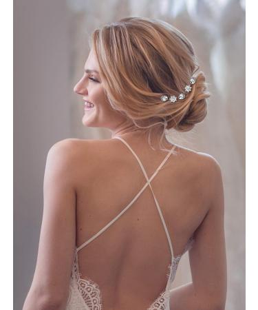 40 Pack Rhinestone Bridal Wedding Hair Pins - Elegant Hair Accessories for Women and Girls (Style B) - Buy Online on SooperMarket.com