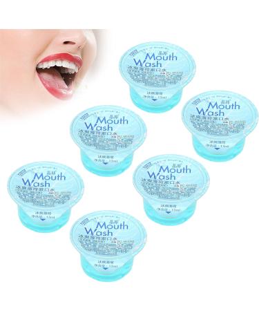 6 Pack Travel Size Mint Mouthwash - Disposable Freshening Breath | 78 Ml - Perfect for International Travel - Buy Online on SooperMarket.com
