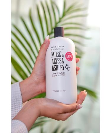 ALYSSA ASHLEY Musk Hand & Body Lotion 25.5 Oz - Hydrating Formula for Women - Buy Online on SooperMarket.com
