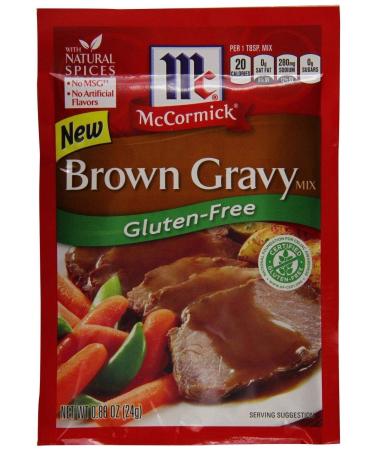 Mccormick Gluten-free Brown Gravy Mix .88 Oz Pack of 3