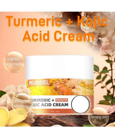 Turmeric Kojic Acid Face Cream- Natural Turmeric Skin Brightening Lotion for Face & Body Anti-Aging Cream Turmeric Face Moisturizer for Dark Spots Dry Skin Hydrating Firming Even Tone - Buy Online on SooperMarket.com