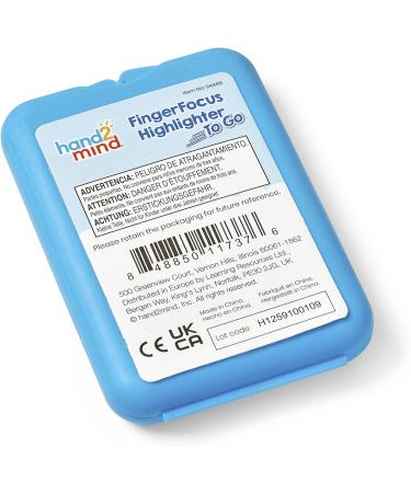 Fingerfocus Reading Aids for Children - Colorful Frames to Support Reading & Writing Skills | Best ADHD Aids | 1-Pack Ages 3+ - Buy Online on SooperMarket.com