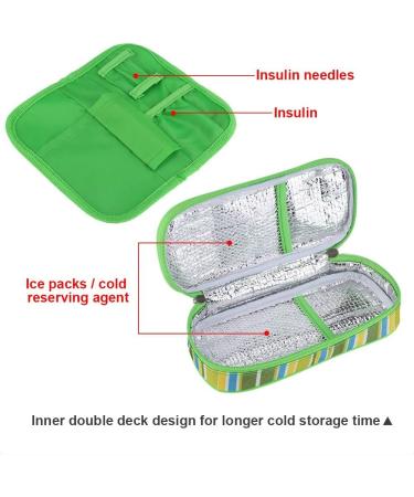 Portable Diabetic Insulin Cooler Bag - Travel Case for Medical Insulation Cooling - Buy Online on SooperMarket.com