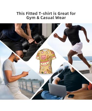 Delicious Sweet Ramen Men's T Shirt - Fashionable Graphic Tee Lightweight and Breathable Casual Summer Shirt Comfortable T-Shirt Short Sleeve Tee Crew Neck Shirt Delicious Sweet Ramen XXL - Buy Online on SooperMarket.com