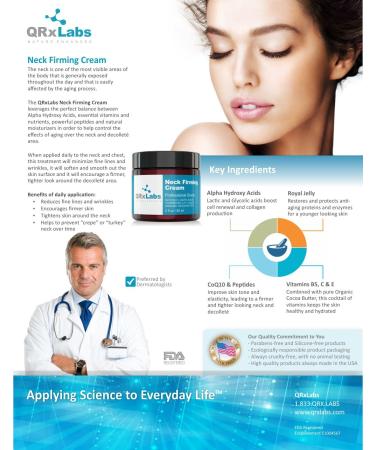 Neck Firming Cream - Tightening & Lifting Moisturizer for Sagging Skin - 2 fl oz - Buy Online on SooperMarket.com