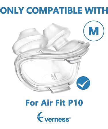 Everness 2 Packs Replacement Cushion (M) for P10 Series - Consistent Fit, Reliable Seal - Durable & Great-Value (M) Medium - Buy Online on SooperMarket.com