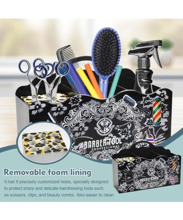 Adertos Hairdressing Hub Box - ABS Tool Storage for Scissors Combs & Clips | 24x16x8.5cm Hairdresser Tool Organizer - Buy Online on SooperMarket.com