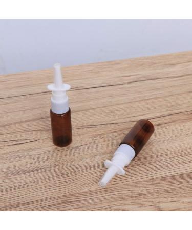 Beavorty 10-Pack Refillable Plastic Spray Bottles for Nasal Spray & Travel | Fine Fog Hairspray Containers - Durable & Portable - Buy Online on SooperMarket.com