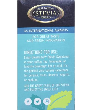 SweetLeaf Stevia Sweetener  Natural  70 Count (Pack of 1) Old Version 70 Count (Pack of 1) - Buy Online on SooperMarket.com