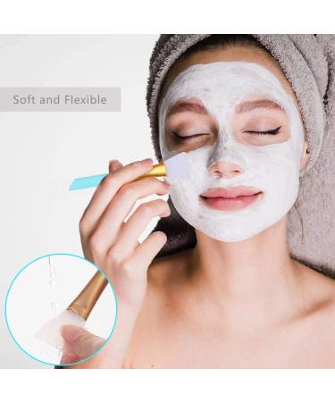 OBSCYON 6-Piece Soft Silicone Face Scrubber Set for Pore Cleansing and Lip Exfoliation - Facial Cleansing Brush, Mask Brush, Lip Brush - Skin Care Tools - Buy Online on SooperMarket.com