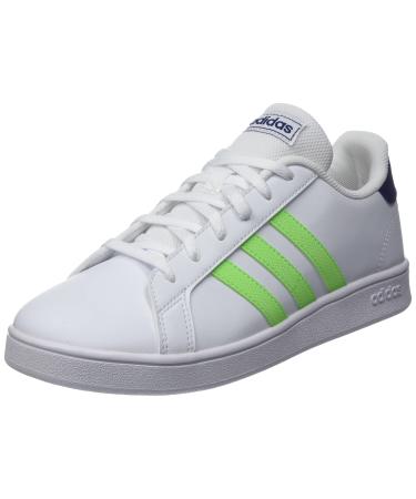 adidas Unisex Kids Grand Court K Gymnastics Shoes Ftwbla Versol Azuosc 5 UK