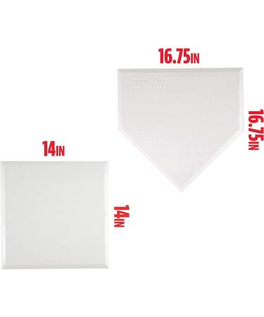 Franklin Sports MLB Baseball Base Set - Rubber Bases for Baseball & Softball with Home Plate - Portable Backyard Sports Bases - Buy Online on SooperMarket.com