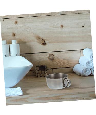 Magiclulu 7 DISCH Schrasiesifes - Long-lasting Stainless Steel Wet Shaving Bowl for Soap Bubbles - Buy Online on SooperMarket.com