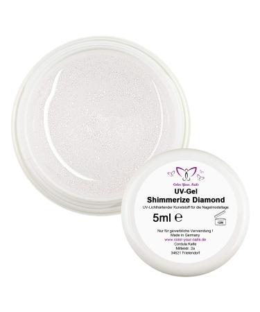 5ml Finish Shimmerize Diamond Ultra +. Sparkling finish gel made in Germany