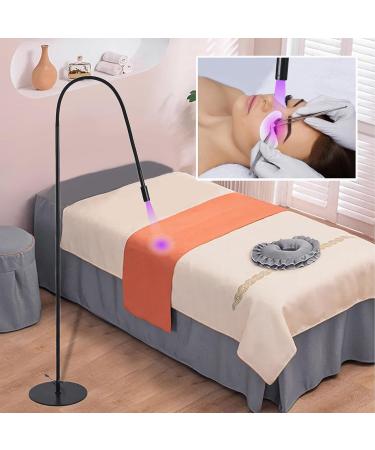 Eyelash Extension Lamp with Foot Pedal Control | Curing Glue Optimizer | Aluminum 100-240V US Plug | Enhance Longevity & Efficiency - Buy Online on SooperMarket.com
