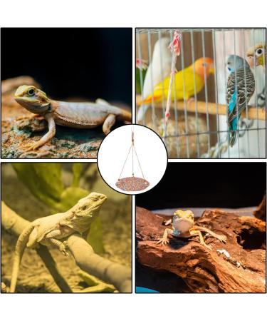 Reptile Hammock Swing Bed Cute Lizard Bearded Dragon Reptile Hanging Hammock Reptile Woven Cotton Summer Hammock Swing Bed for Reptiles Hamsters Parrots Sleeping Resting - Buy Online on SooperMarket.com