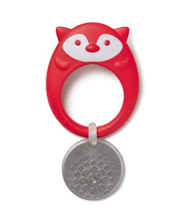 Skip Hop Explore & More Cool Soothing Teether Teething Ring for Cooling and Soothing Fox Red Red Fox