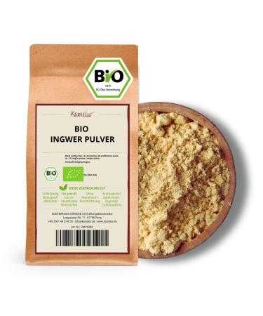 Kamelur Organic Ginger Powder - 250g - Ground ginger as a basis for ginger tea - Aromatic organic ginger powder 250 grams