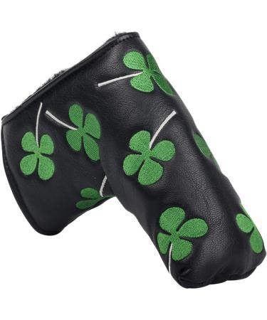 HIFROM Golf Putter Head Cover - Shamrock Embroidered Blade - Universal Fit for All Brands - Buy Online on SooperMarket.com