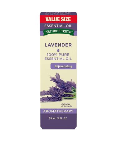 Nature's Truth Lavender Essential Oil - 2 Ounce Bottle - Buy Online on SooperMarket.com