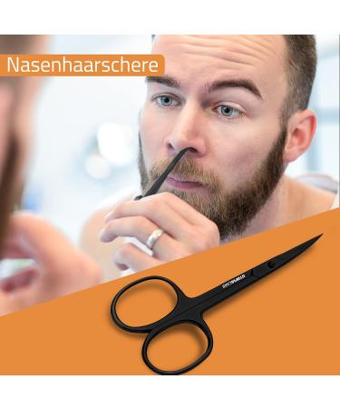 Utopia Care Professional Stainless Steel Beauty Scissors Set - Hairdressing Eyebrows Nasal Hair Ear Screens & Nail Scissors - Safe Black Skin Scissors for All Your Grooming Needs - Buy Online on SooperMarket.com