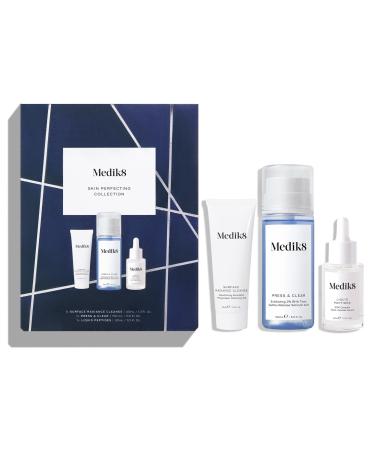 Medik8 Skin Perfecting Collection 3-Piece Visibly Clarifying Face Care Gift Set Clear Smooth And Radiant Skin - Anti Ageing Skin Care Collection