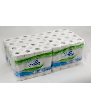 32 Vella kitchen rolls bulk pack 3-ply absorbent 50 sheets per roll