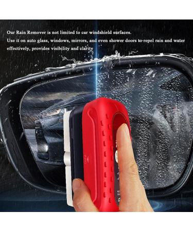 Automotive Oil Film Cleaning Brush Seedhubtok Glass Cleaning Board Hydrophobic Glass Coating for Windshield Anti-Rain Fog Cleaning Glass Brush Improves Clarity and Visibility (A-2Pcs) - Buy Online on SooperMarket.com