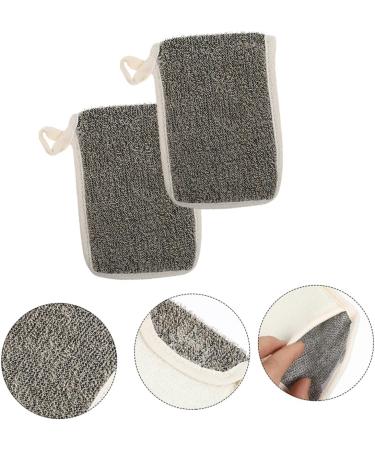 PLAFOPE 2pcs Black Linen Soap Bag Soap Mesh Pouch Bar Soap Pouch Drawstring Soap Bag Soap Mesh Holder Flax - Buy Online on SooperMarket.com