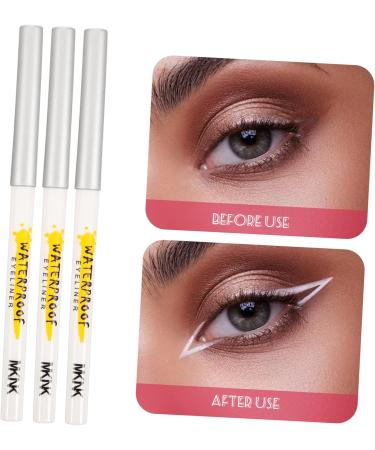 Baluue 25 Pcs White Lying Silkworm Pen White Eyeliner Eye Shadow Cosmetics White Eye Shadow Makeup Pen Abs - Buy Online on SooperMarket.com