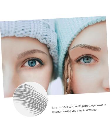 Baluue 9 Sheets Makeup Cosmetics Eyebrow Tattoos for Women Brow Makeup Grooming Shaping Authentic 21.50X14.50X0.10CM Black - Buy Online on SooperMarket.com