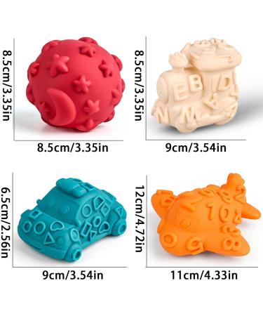 Shop Sensory Squeezing Rattling Balls - Colorful Soft Massage Toys for All Ages | Perfect Multisensory Gift - Buy Online on SooperMarket.com