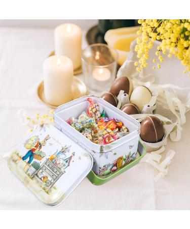 ABOOFAN 1pc Box easter tote mini bunny tinplate biscuit case metal Easter Candy Case Toy Jewelry Box child - Buy Online on SooperMarket.com