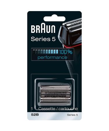 Braun Series 5 Shavers Replacement Foil and Trimmer Head Cassette - Silver Finish - Buy Online on SooperMarket.com