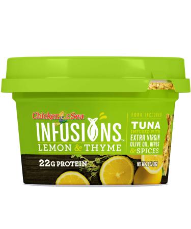 Chicken of the Sea Infusions Wild Caught Tuna Lemon & Thyme 2.8 oz (80 g)