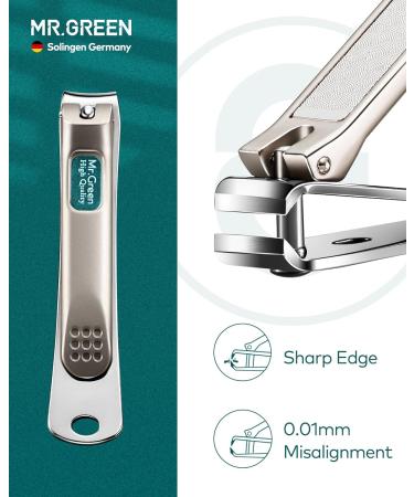 MR.GREEN 8-in-1 Professional Manicure Set - Stainless Steel Pedicure Kit for Nail Care - Portable Grooming Tools in Green - 8 Pieces - Buy Online on SooperMarket.com