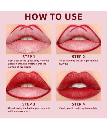 Buy Long Lasting Matte Natural Nude Pink Lip Stain Marker - Hydrating Lip Liner & Tint Pen Quick Dry & Smudge Proof | International Shipping Available - Buy Online on SooperMarket.com