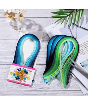 Arricraft 1200 Strips 3mm Quilling Paper in Blue Gradient - Paper Craft Supplies for DIY Projects - Buy Online on SooperMarket.com