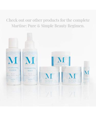 Martine Anti-Aging Wrinkle Cream - Day Use Makeup Friendly Organic Coconut & Sunflower Oil - 2 oz - Buy Online on SooperMarket.com