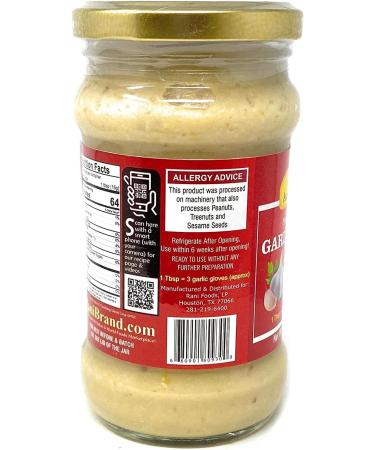 Authentic Asian Kitchen Garlic Cooking Paste 10.5oz - Vegan, Gluten Free, Non-GMO - Indian Origin | 300g Glass Jar - Buy Online on SooperMarket.com