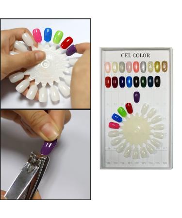 Shop Honey Joy False Nail Flower Wheel - 18 Color Display Board for Stunning Sunflower Nail Art | Pack of 10 - Buy Online on SooperMarket.com