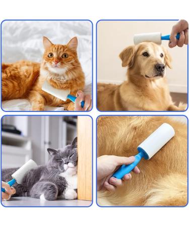Flintronic 630 Leaves Extra Sticky Lint Roller - Ultimate Pet Hair Remover for Clothes Beds & Carpets - 7 Pack Lint Rollers for Dogs & Dust - Buy Online on SooperMarket.com