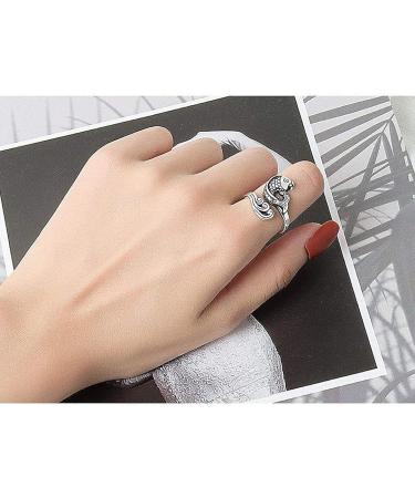 Faster Knitting with 3 Adjustable Knitting Loop Rings - Yarn Guide, Finger Thimble, Peacock, Fish & Braided Rings - Buy Online on SooperMarket.com