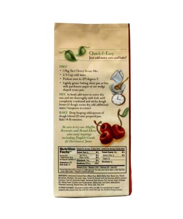 English Scone Mix Tart Cherries by Sticky Fingers Bakeries Easy to Make English Scones Fresh Baked Makes 12 Scones (2pk) 1 Pound (Pack of 2) - Buy Online on SooperMarket.com
