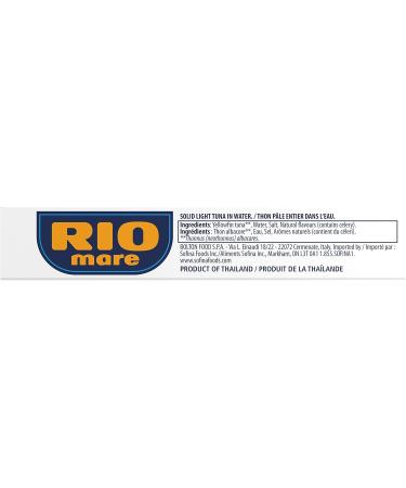 Rio Mare - Solid Light Tuna in Water - Canned Tuna in Water High in Protein Ready to Eat Snack - 80g (3 Cans) 240 g (Pack of 1) - Buy Online on SooperMarket.com
