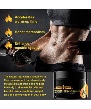 3pcs Hot Cream Workout Enhancer Gel for Natural Weight Loss & Cellulite Treatment - Fat Burning Cream for Belly, Thighs, Legs, Arms, and Buttocks - Men and Women - Buy Online on SooperMarket.com