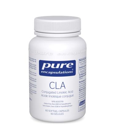 Pure Encapsulations - CLA 1000 mg - Conjugated Linoleic Acid to Support Healthy Body Composition - 60 Softgel Capsules