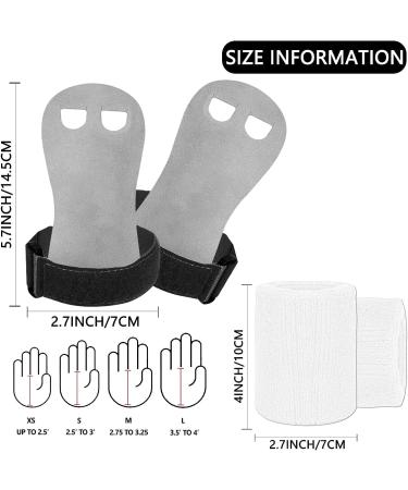 Amrta Gymnastics Grips Wristbands Set for Girls Youth Kids - 2 Pair Palm Protection Gloves with Wrist Support | Small Pink-Black - Buy Online on SooperMarket.com