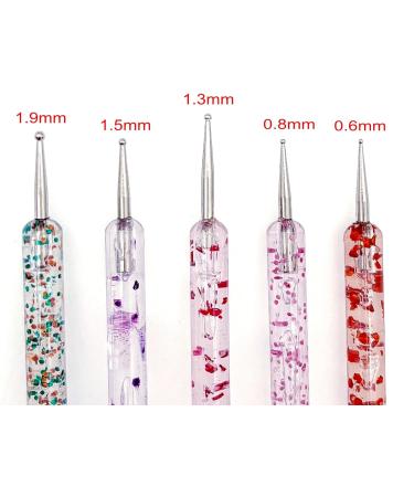 JZK 5pcs Gel Nail Dotting Pen Set - Double-Ended Nail Dotter for Nail Art Design & Painting - Buy Online on SooperMarket.com