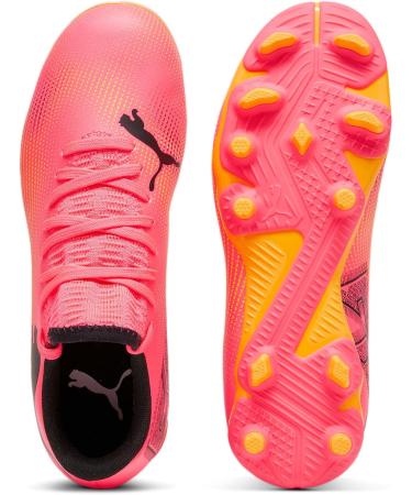 PUMA Unisex Kids Future 7 Play FG/AG Football Shoe - 37.5 EU - Sunset Glow & Puma Black - Shop Now! - Buy Online on SooperMarket.com